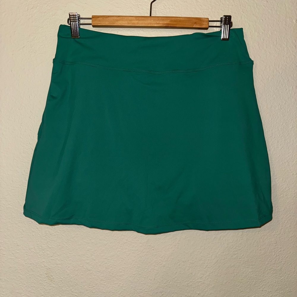 Amazon Green A-line Mini Skirt Work